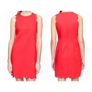 JCREW Scalloped Cut Dress Size 2